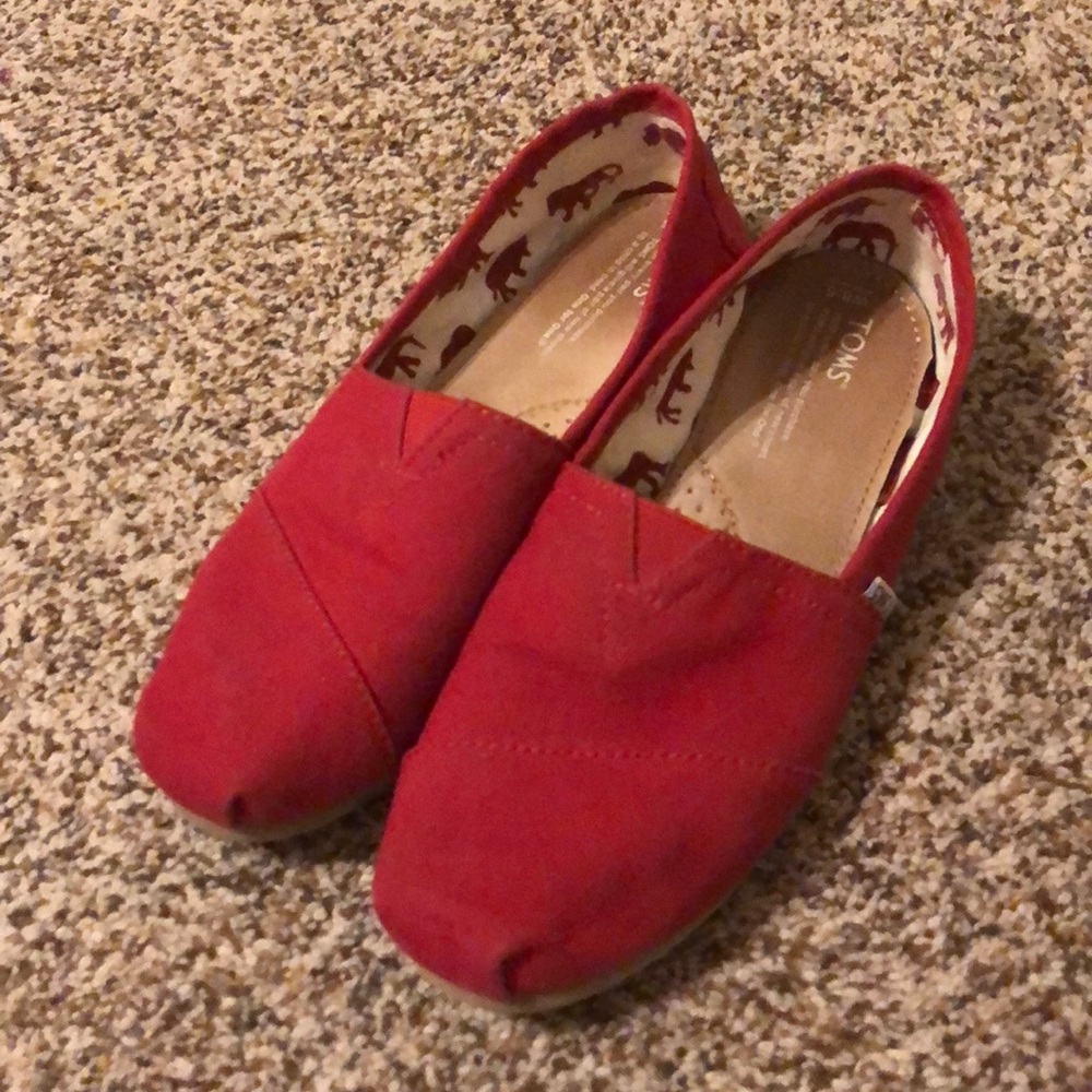 Red Toms Shoes